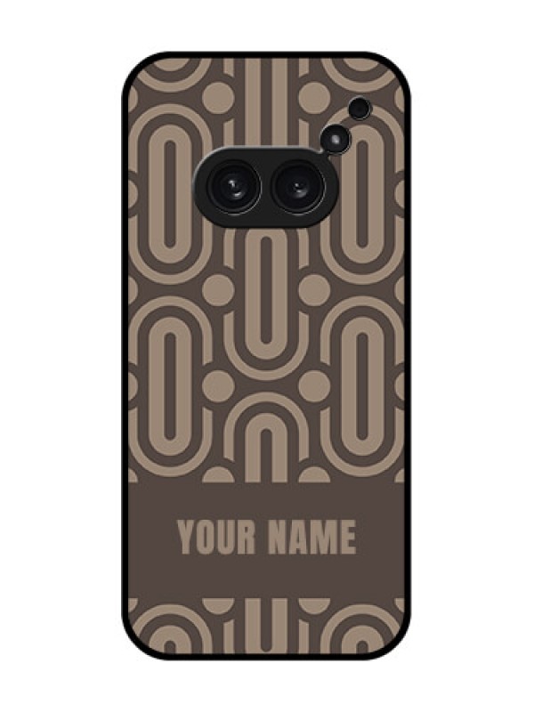 Custom Nothing Phone 2A Plus Custom Metal Phone CaseCaptivating Zero Pattern Design