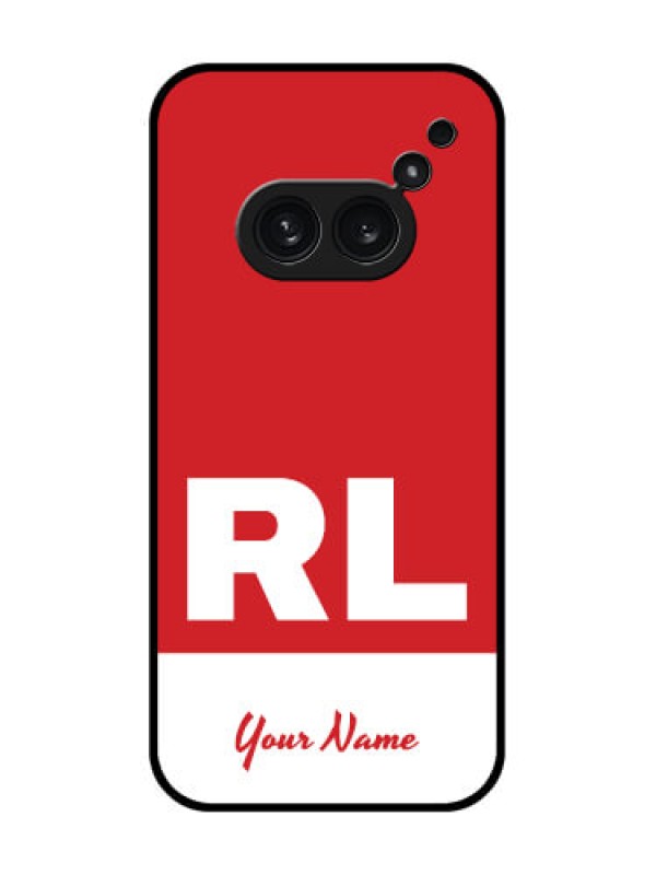 Custom Nothing Phone 2A Plus Custom Metal Phone CaseDual Tone Custom Text Design