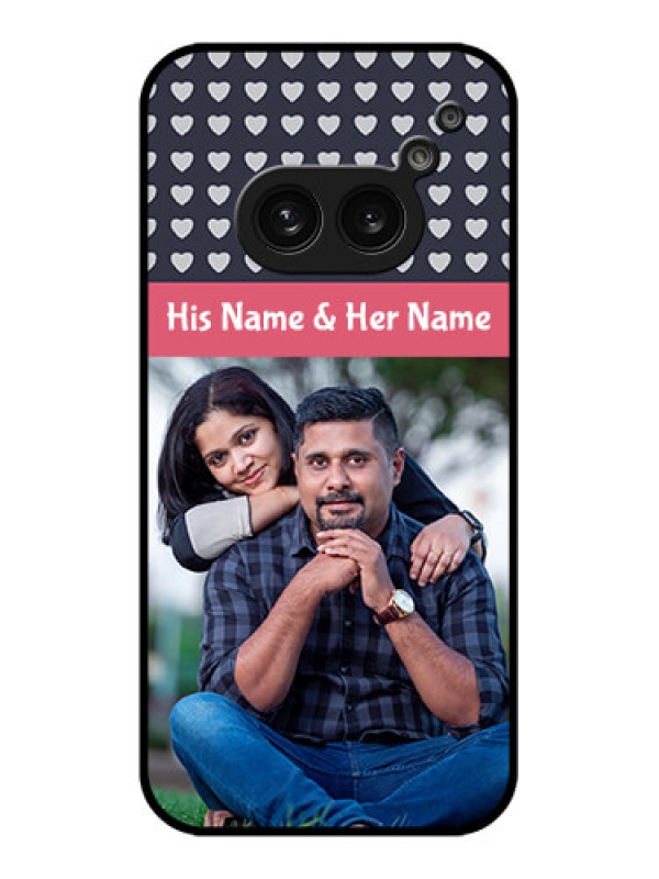 Custom Nothing Phone 2A Custom Metal Phone Case - Love Symbols Design