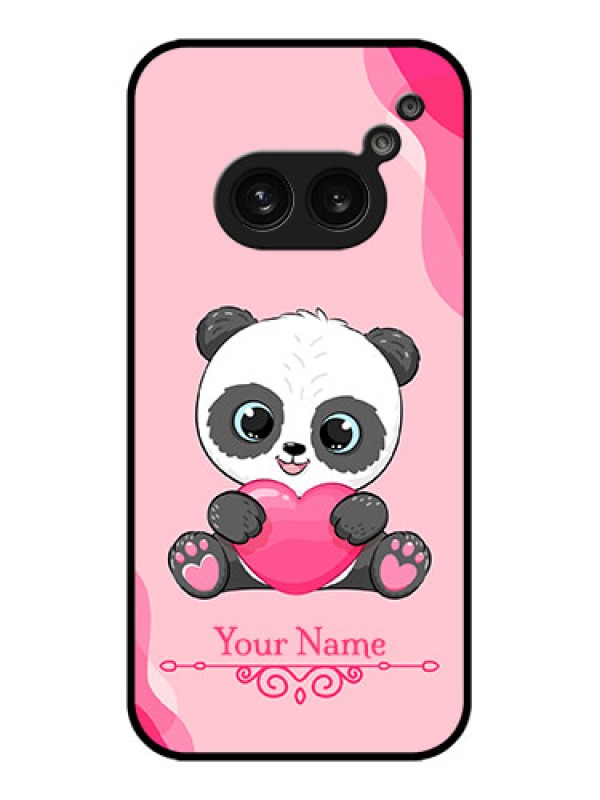 Custom Nothing Phone 2A Custom Metal Phone Case - Cute Panda Design
