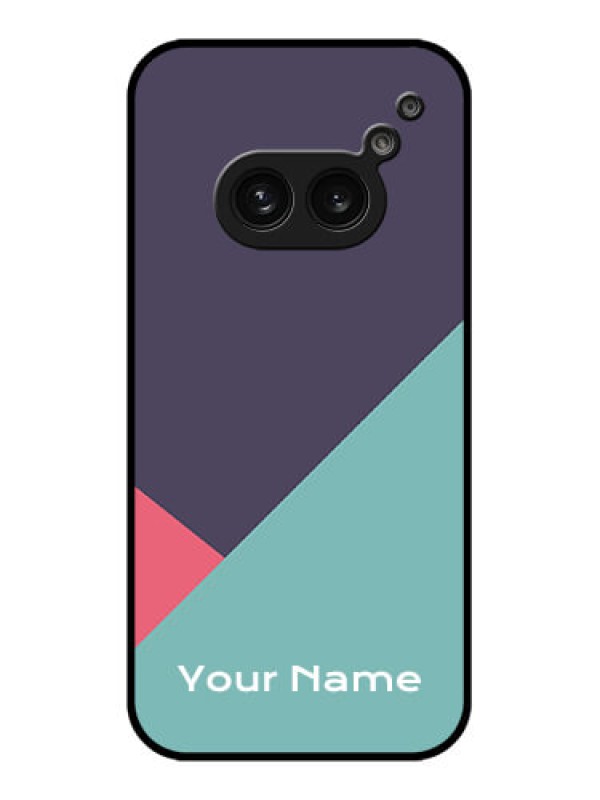Custom Nothing Phone 2A Custom Metal Phone Case - Tri Color Abstract Design