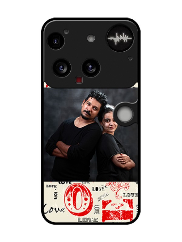 Custom Nothing Phone 3 5G Custom Metal Phone Case - Trendy Love Design Case