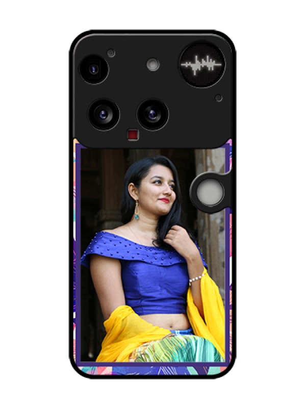 Custom Nothing Phone 3 5G Custom Metal Phone Case - Abstract Floral Design