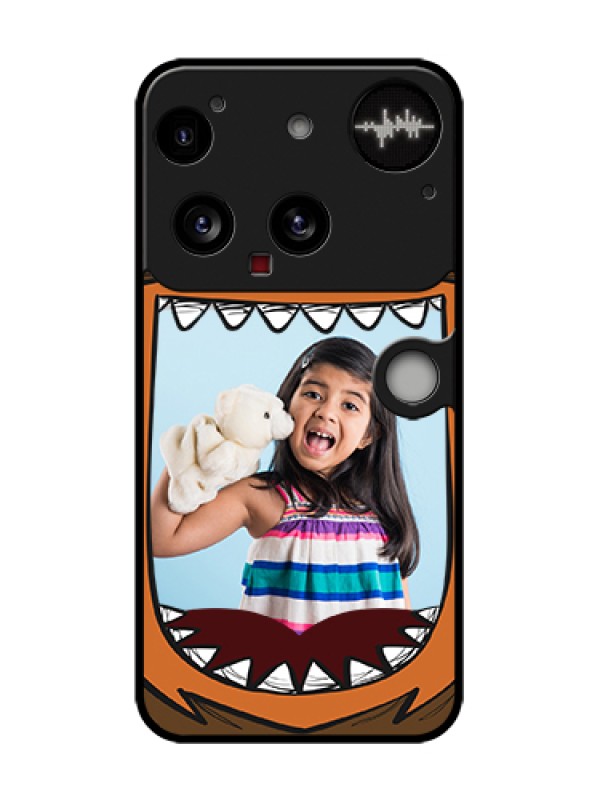 Custom Nothing Phone 3 5G Custom Metal Phone Case - Owl Monster Back Case Design