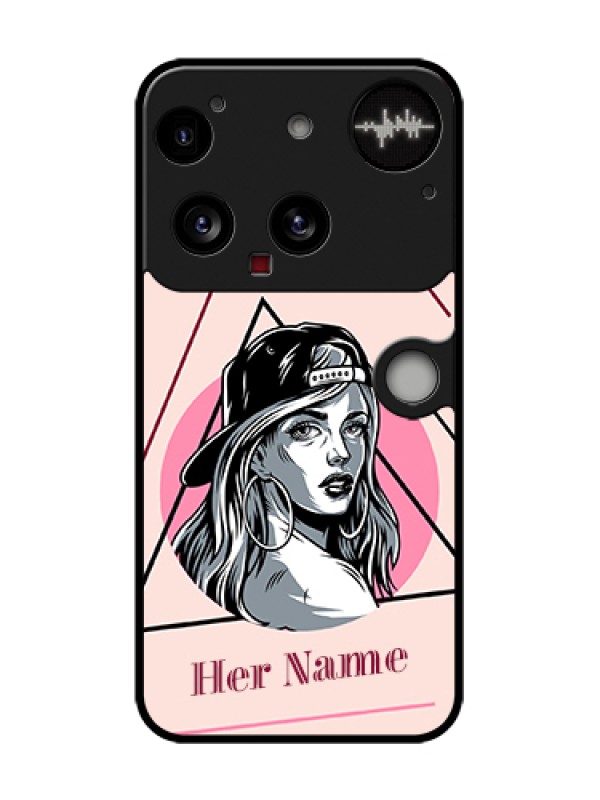 Custom Nothing Phone 3 5G Custom Metal Phone Case - Rockstar Girl Design