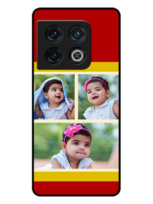 Custom OnePlus 10 Pro 5G Custom Metal Phone CaseMultiple Pic Upload Design