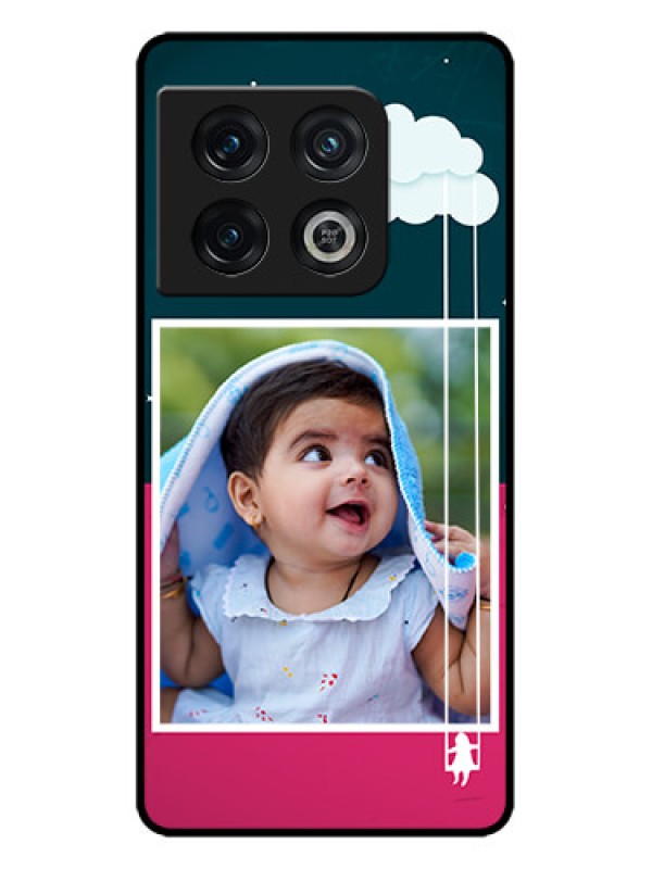 Custom OnePlus 10 Pro 5G Custom Metal Phone CaseCute Girl With Cloud Design