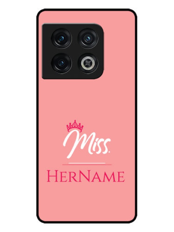 Custom OnePlus 10 Pro 5G Custom Metal Phone CaseMrs With Name Design