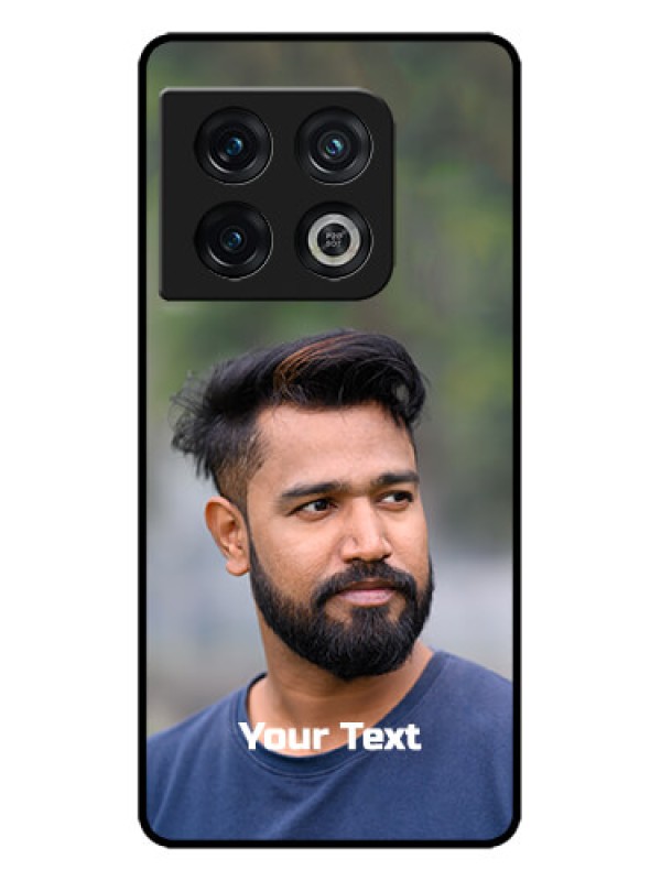 Custom OnePlus 10 Pro 5G Custom Metal Phone CasePhoto With Text Design