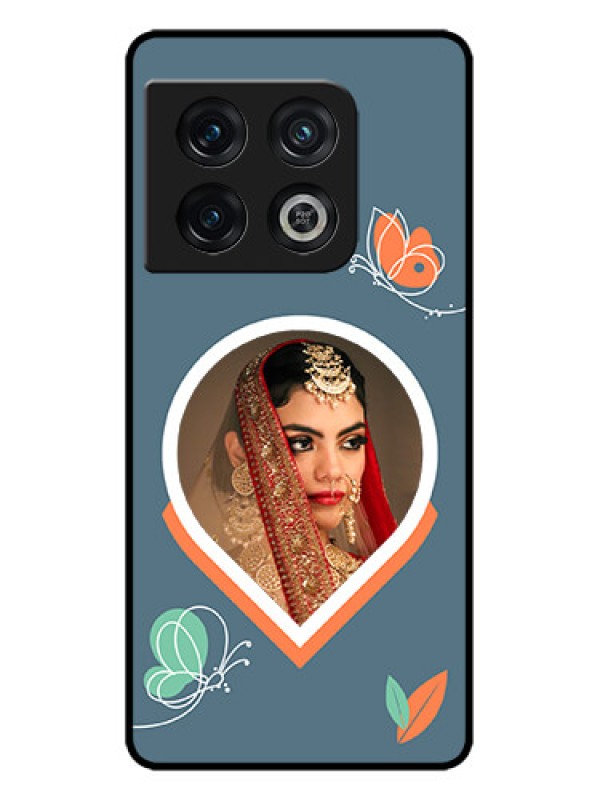 Custom OnePlus 10 Pro 5G Custom Metal Phone CaseDroplet Butterflies Design