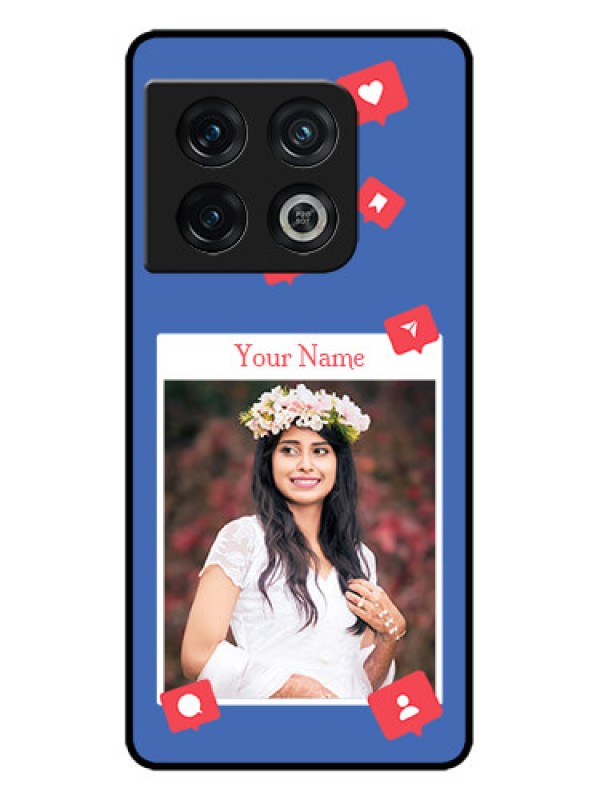 Custom OnePlus 10 Pro 5G Custom Metal Phone CaseLike Share And Comment Design