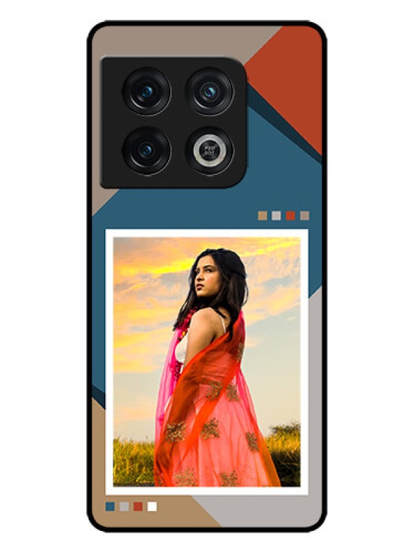 Custom OnePlus 10 Pro 5G Custom Metal Phone CaseRetro Color Pallet Design