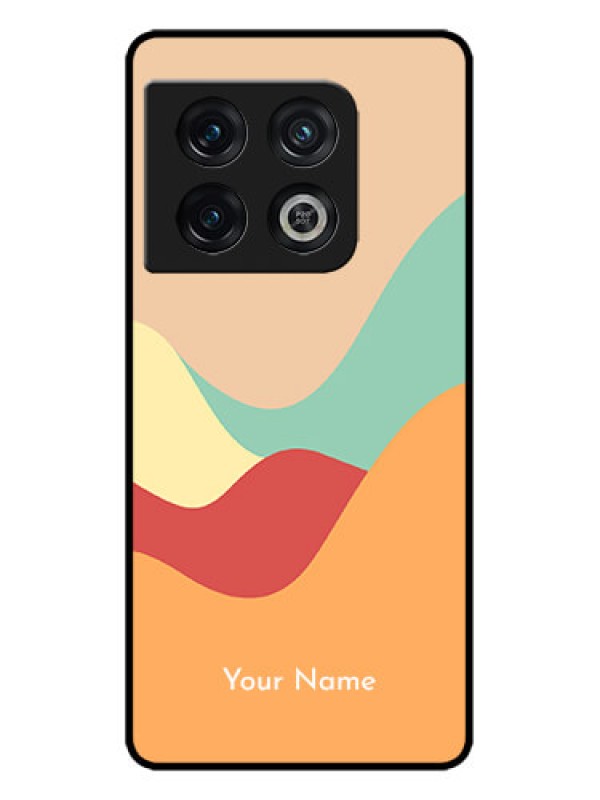 Custom OnePlus 10 Pro 5G Custom Metal Phone CaseOcean Waves Multi - Colour Design