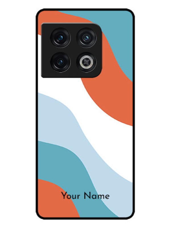 Custom OnePlus 10 Pro 5G Custom Metal Phone CaseColoured Waves Design