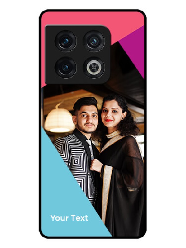 Custom OnePlus 10 Pro 5G Custom Metal Phone CaseStacked Triple Colour Design