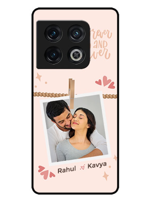 Custom OnePlus 10 Pro 5G Custom Metal Phone CaseForever And Ever Love Design