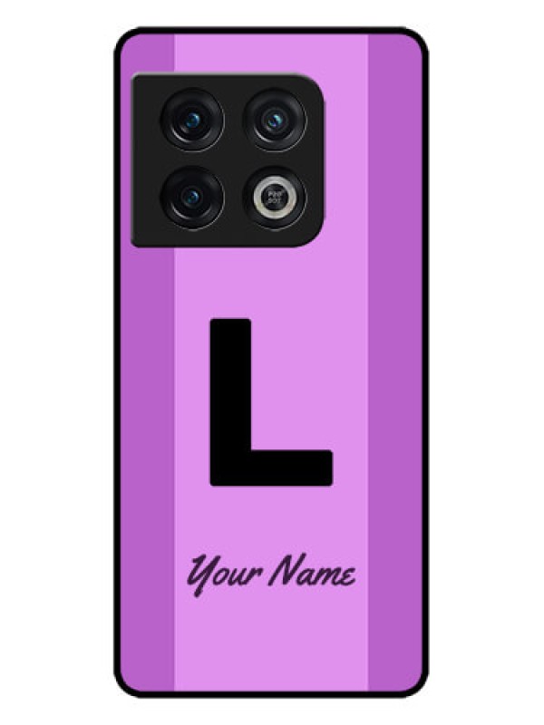 Custom OnePlus 10 Pro 5G Custom Metal Phone CaseTricolor Custom Text Design