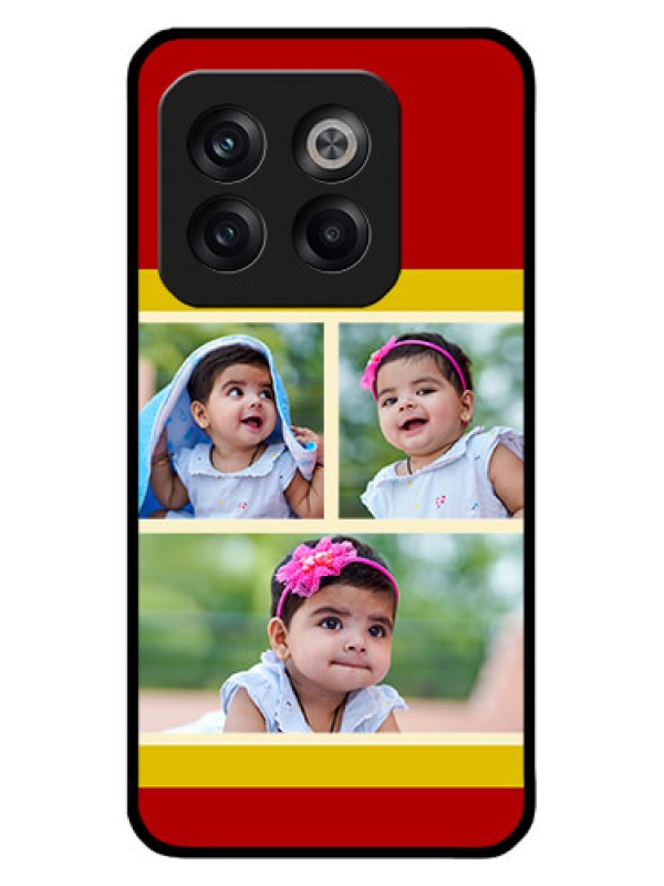Custom OnePlus 10T 5G Custom Metal Phone CaseMultiple Pic Upload Design