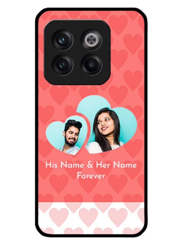 Custom OnePlus 10T 5G Custom Metal Phone CaseCouple Pic Upload Design