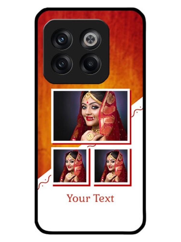 Custom OnePlus 10T 5G Custom Metal Phone CaseWedding Memories Design