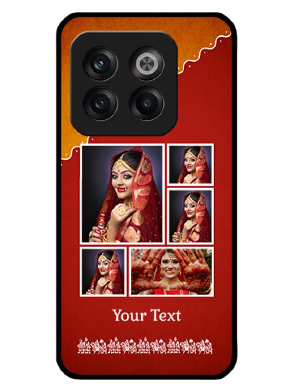 Custom OnePlus 10T 5G Custom Metal Phone CaseWedding Pic Upload Design