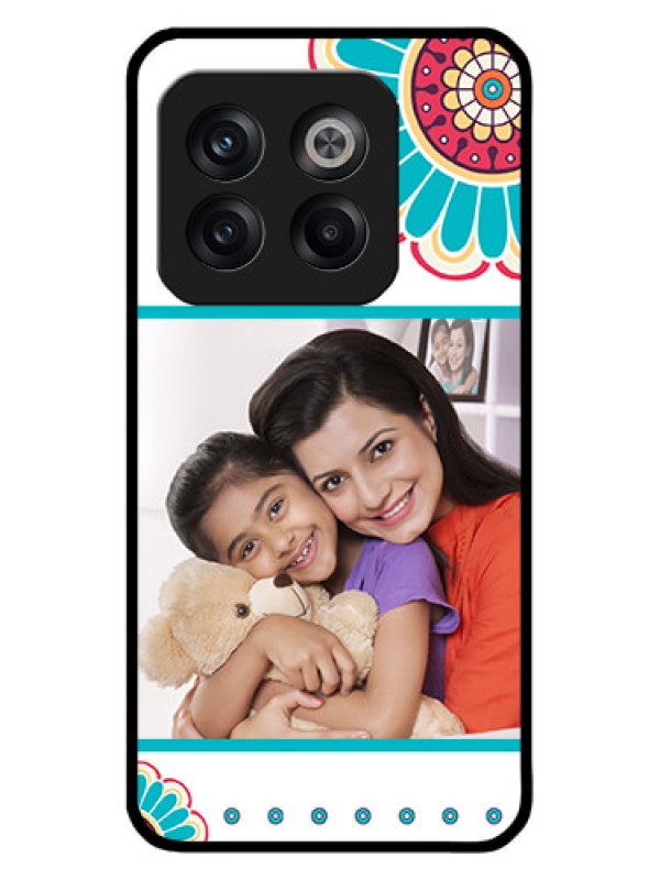 Custom OnePlus 10T 5G Custom Metal Phone CaseFlower Design