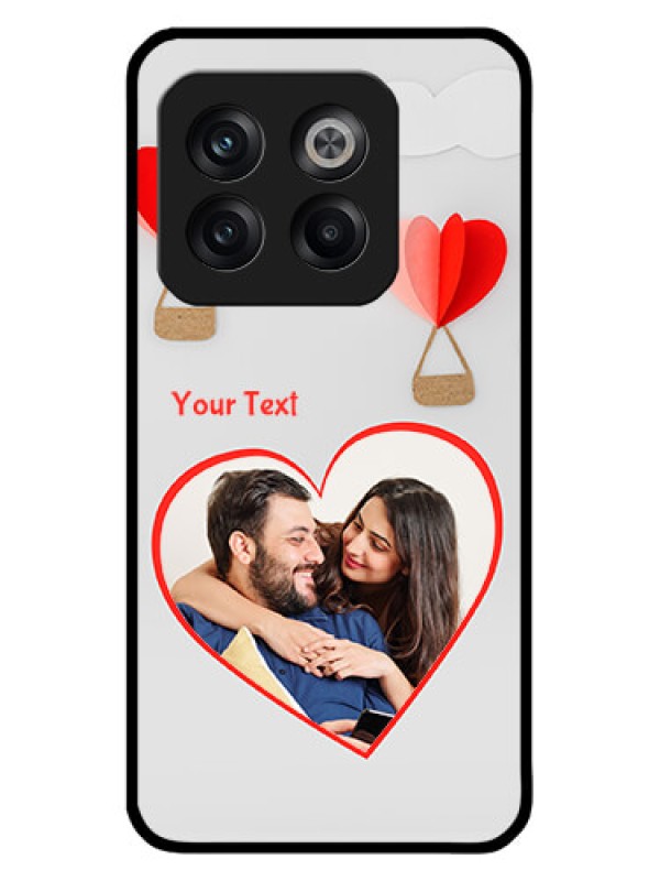 Custom OnePlus 10T 5G Custom Metal Phone CaseParachute Love Design