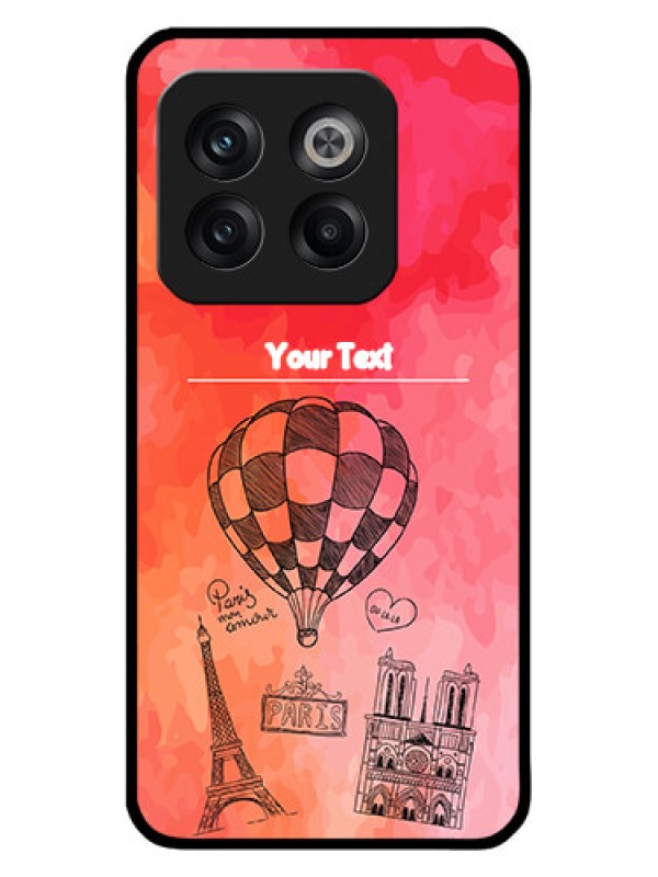 Custom OnePlus 10T 5G Custom Metal Phone CaseParis Theme Design