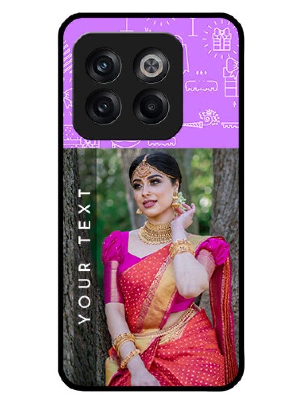 Custom OnePlus 10T 5G Custom Metal Phone CaseBirthday Icons Design