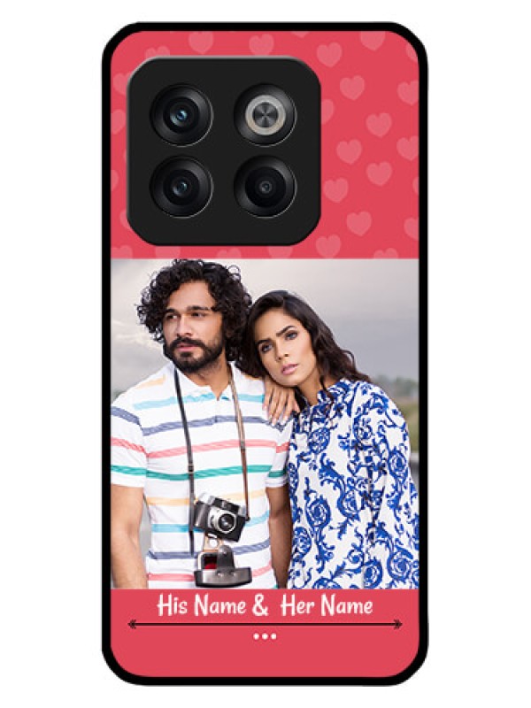 Custom OnePlus 10T 5G Custom Metal Phone CaseSimple Love Design