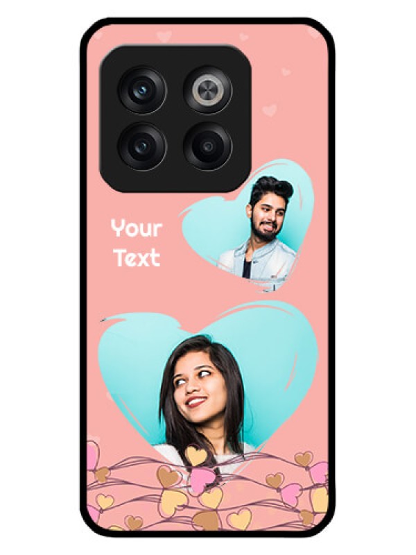 Custom OnePlus 10T 5G Custom Metal Phone CaseLove Doodle Design