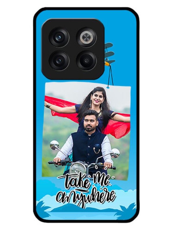 Custom OnePlus 10T 5G Custom Metal Phone CaseTraveller Design