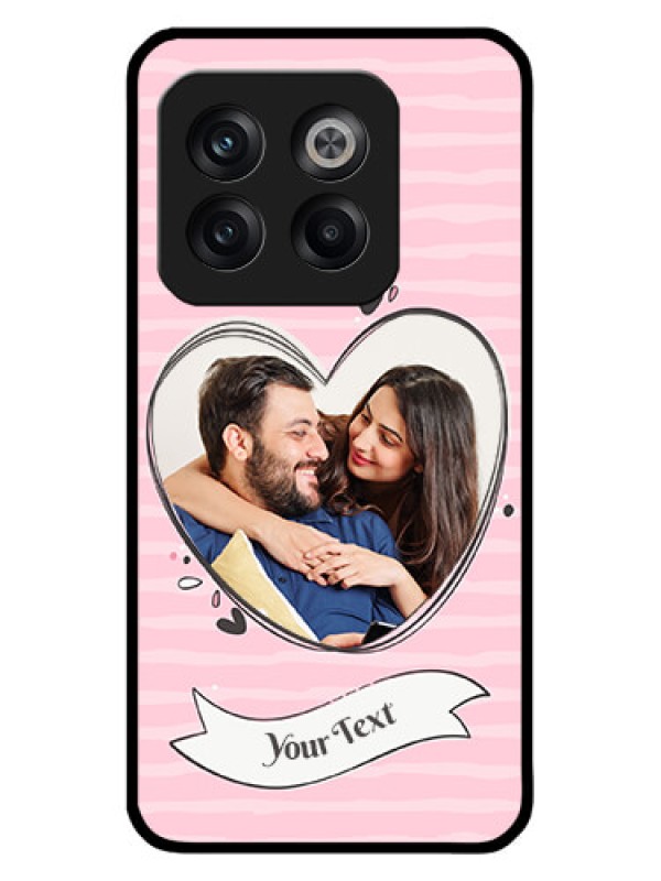 Custom OnePlus 10T 5G Custom Metal Phone CaseVintage Heart Design