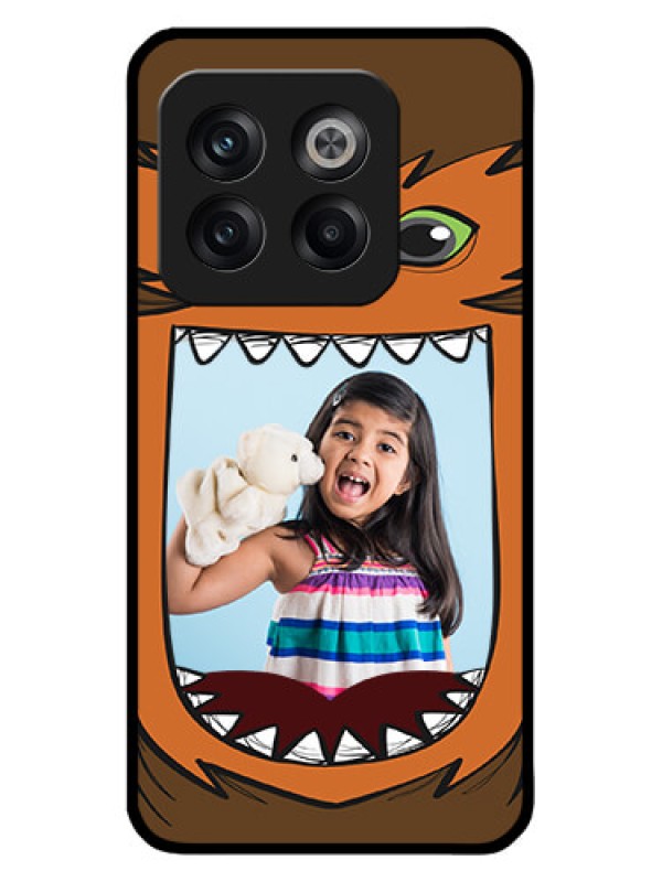 Custom OnePlus 10T 5G Custom Metal Phone CaseOwl Monster Back Case Design
