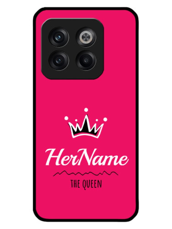 Custom OnePlus 10T 5G Custom Metal Phone CaseQueen With Name Design