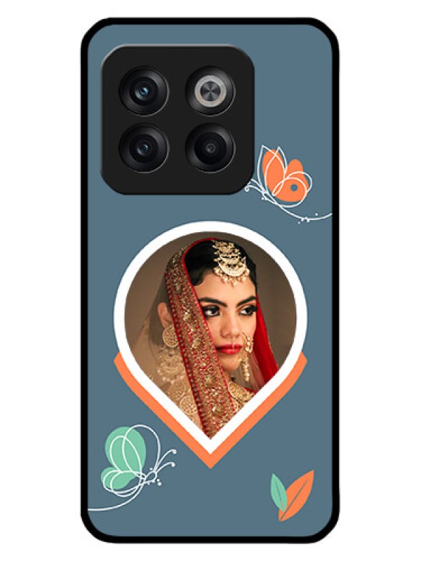 Custom OnePlus 10T 5G Custom Metal Phone CaseDroplet Butterflies Design