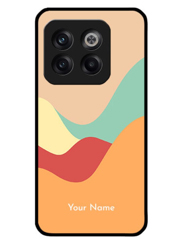 Custom OnePlus 10T 5G Custom Metal Phone CaseOcean Waves Multi - Colour Design
