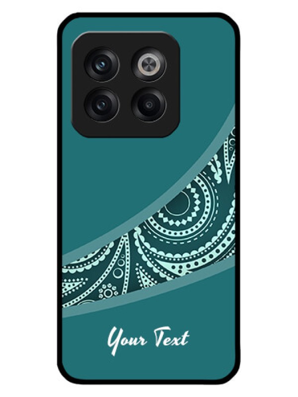 Custom OnePlus 10T 5G Custom Metal Phone CaseSemi Visible Floral Design