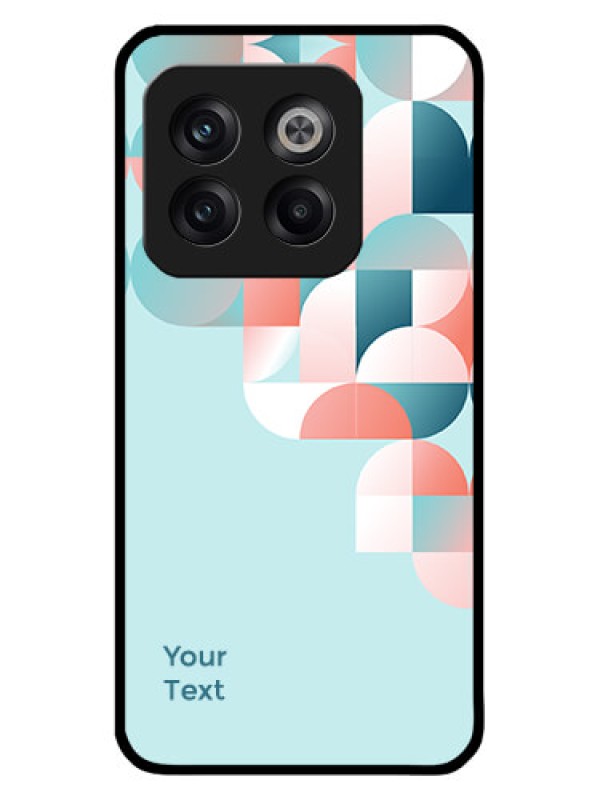 Custom OnePlus 10T 5G Custom Metal Phone CaseStylish Semi - Circle Pattern Design