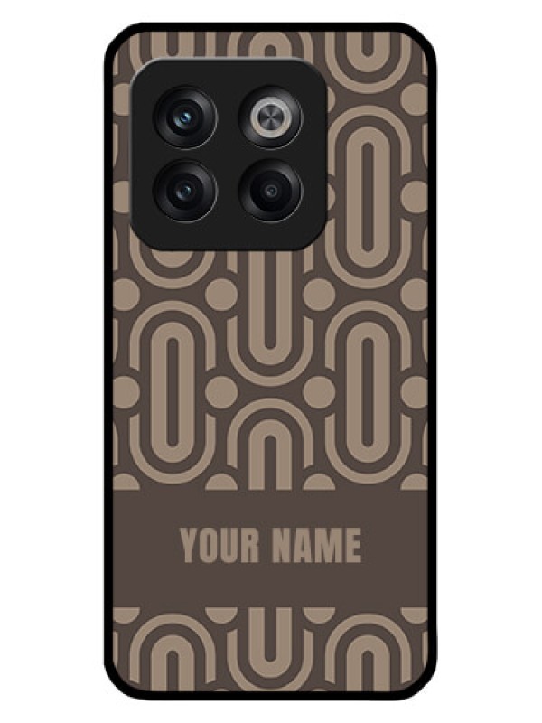 Custom OnePlus 10T 5G Custom Metal Phone CaseCaptivating Zero Pattern Design