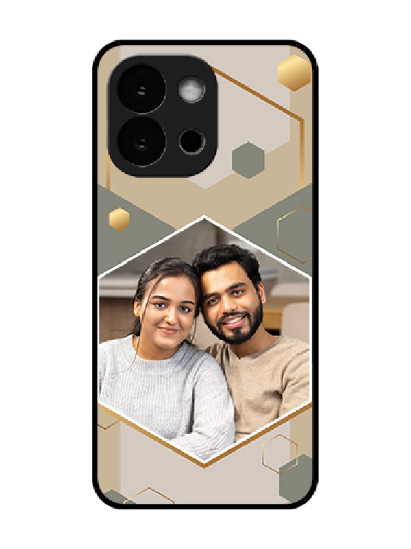 Custom OnePlus 13s 5G Custom Metal Phone Case - Stylish Hexagon Pattern Design