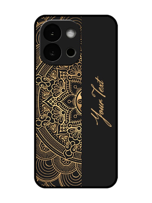 Custom OnePlus 13s 5G Custom Metal Phone Case - Mandala Art With Custom Text Design