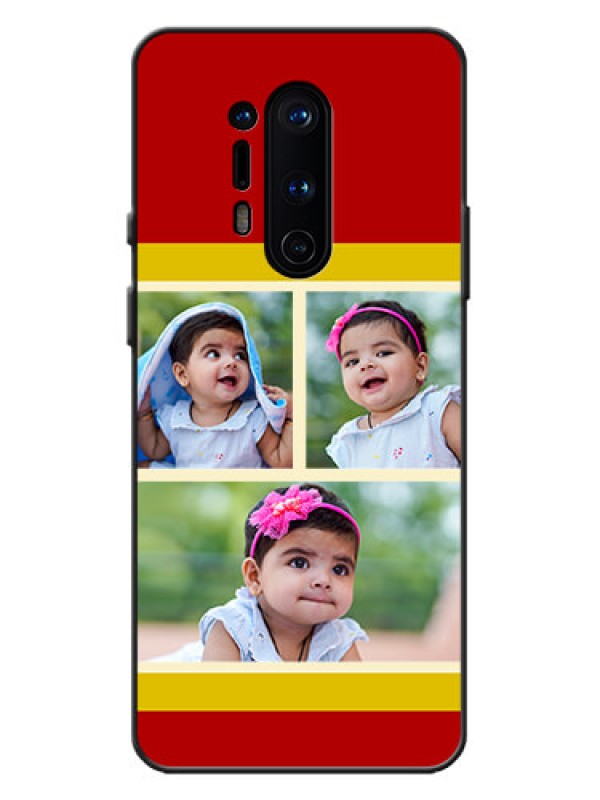 Custom OnePlus 8 Pro Custom Metal Phone Case - Multiple Pic Upload Design