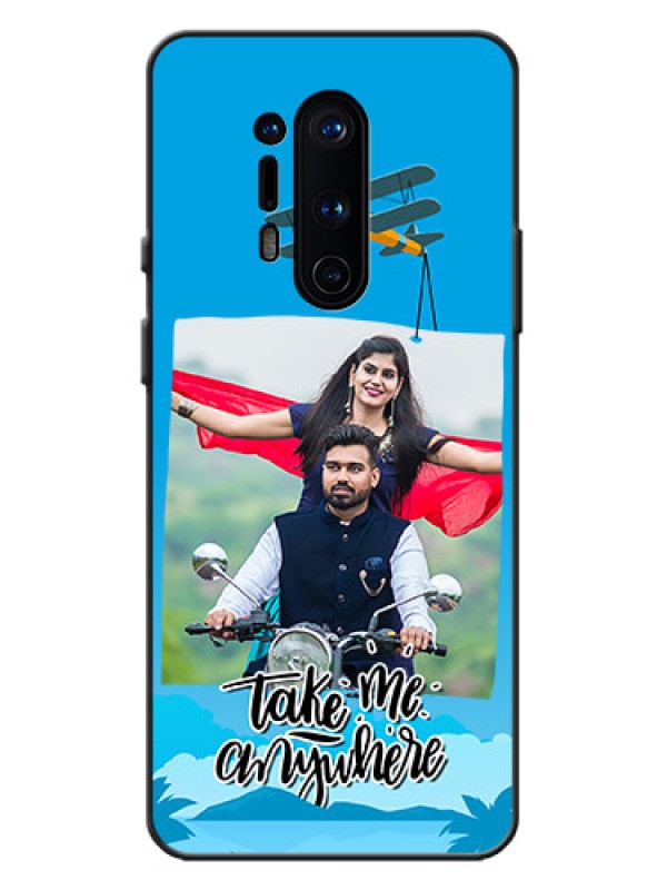 Custom OnePlus 8 Pro Custom Metal Phone Case - Traveller Design