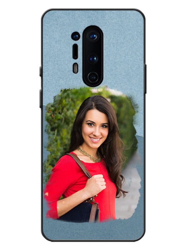 Custom OnePlus 8 Pro Custom Metal Phone Case - Grunge Line Art Design
