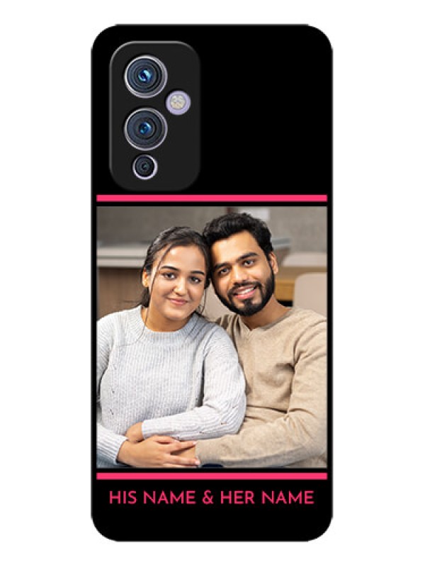 Custom OnePlus 9 5G Custom Metal Phone CaseWith Add Text Design