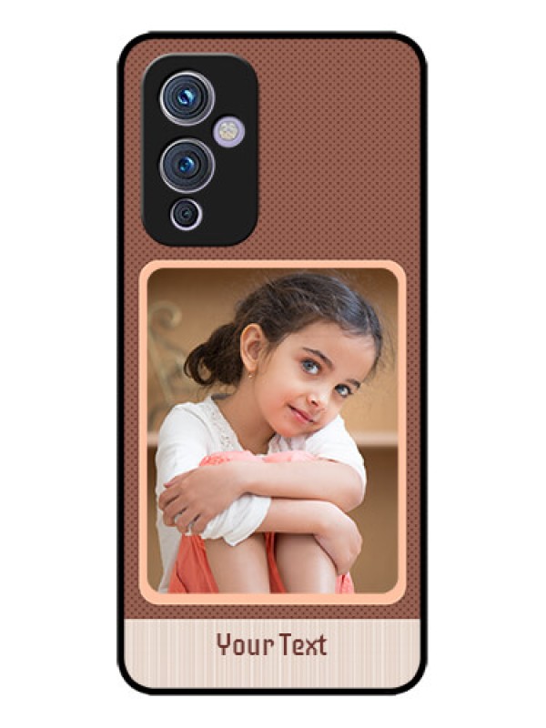 Custom OnePlus 9 5G Custom Metal Phone CaseSimple Pic Upload Design