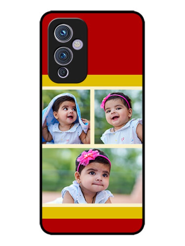 Custom OnePlus 9 5G Custom Metal Phone CaseMultiple Pic Upload Design