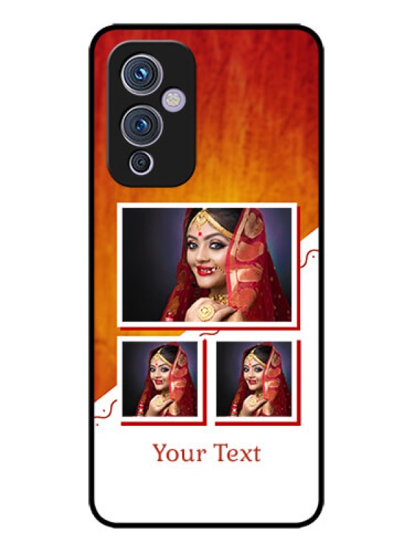Custom OnePlus 9 5G Custom Metal Phone CaseWedding Memories Design