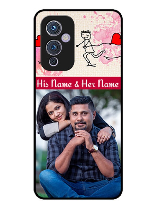 Custom OnePlus 9 5G Custom Metal Phone CaseYou And Me Case Design